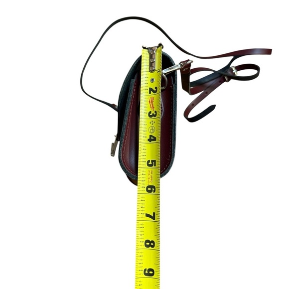 Cambridge Satchel|Women’s The Pushlock Leather Crossbody Bag Monogrammed( MJA) - Picture 13 of 13